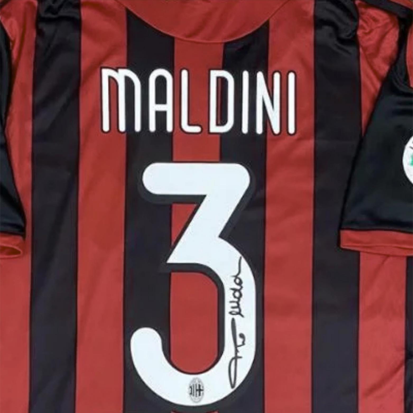 Paolo Maldini AC Milan 2009/10 Signed Shirt + Certificate (see