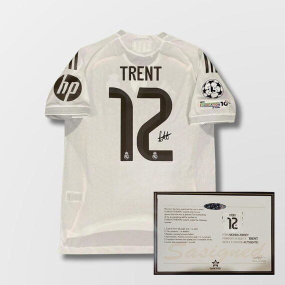 Trent Alexander-arnold Real Madrid 25/26 Signed Shirt +
