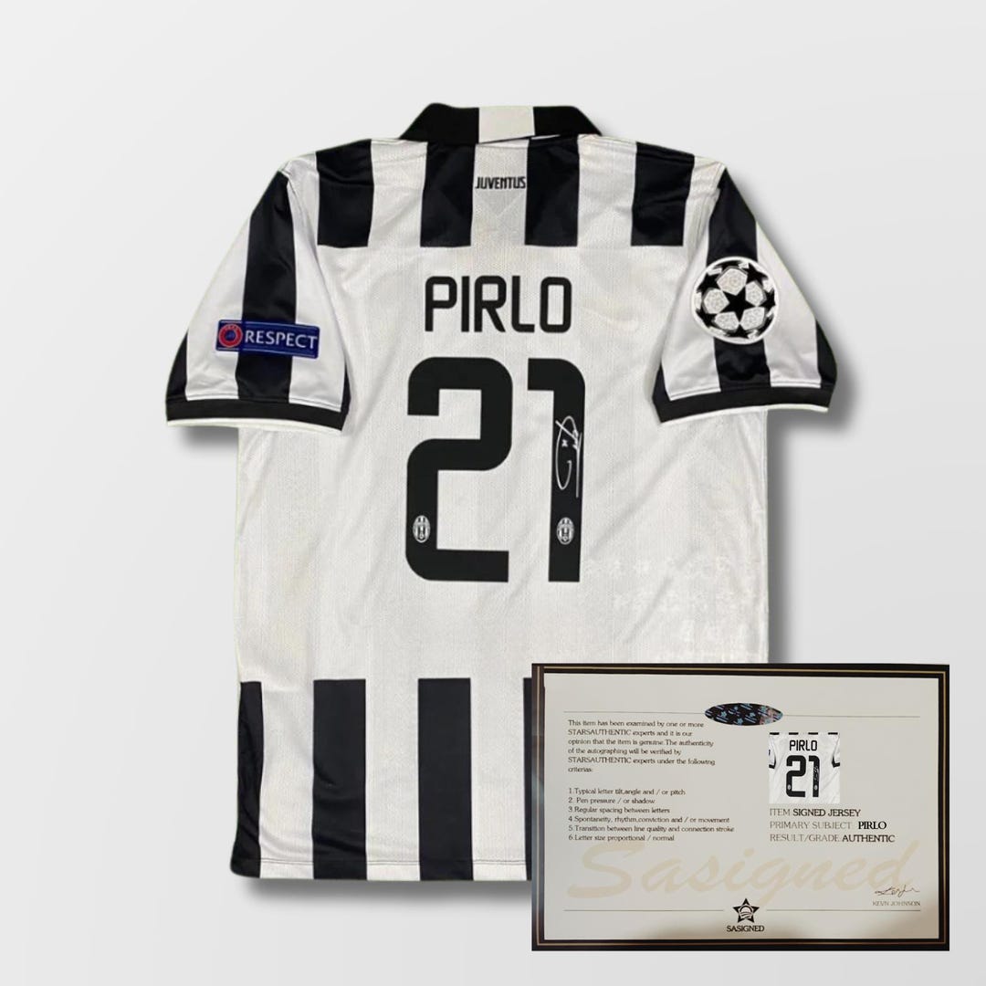 Andrea Pirlo Juventus 2014/15 Signed Shirt + Certificate (see