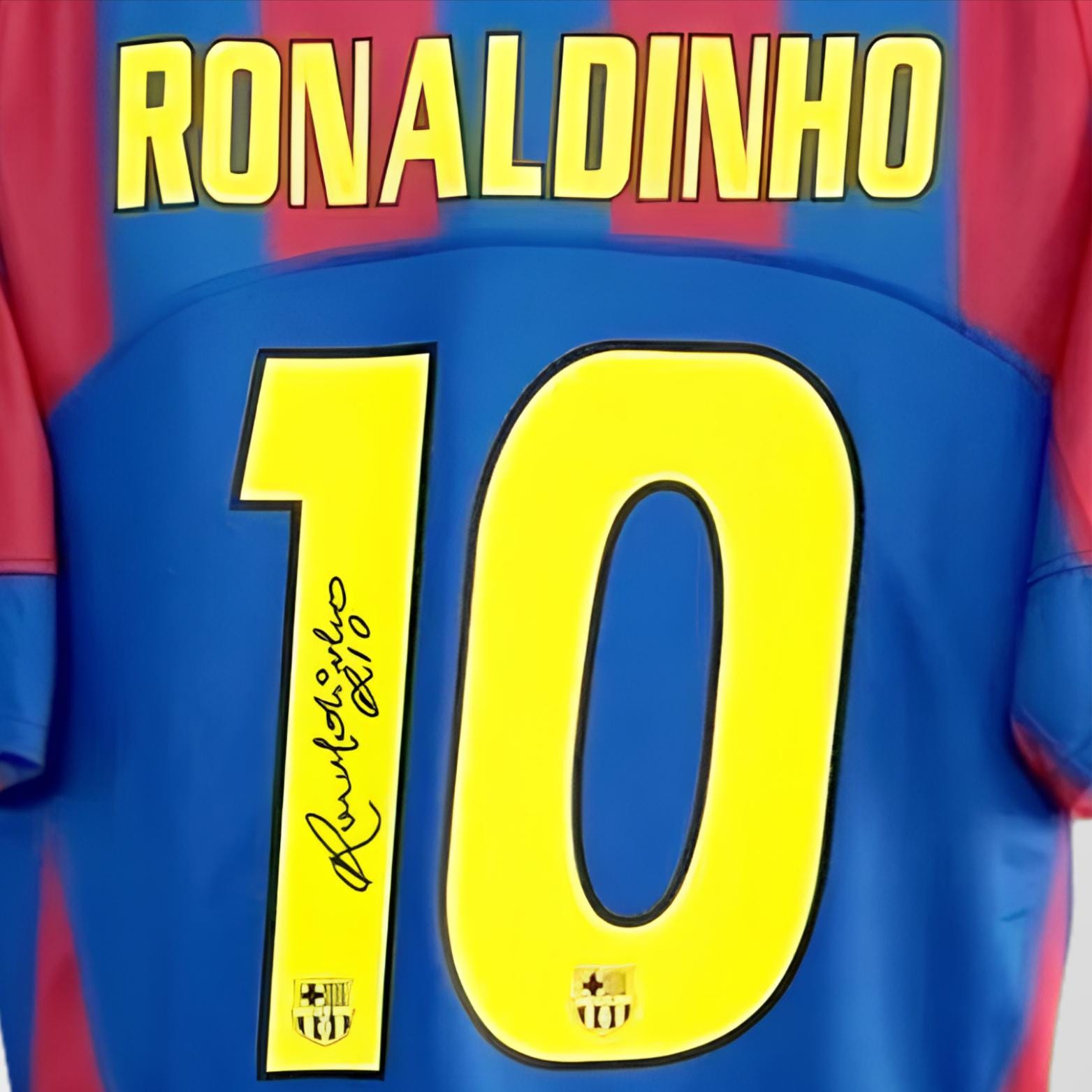 Ronaldinho FC Barcelona 2005/06 Signed Shirt + Certificate (see