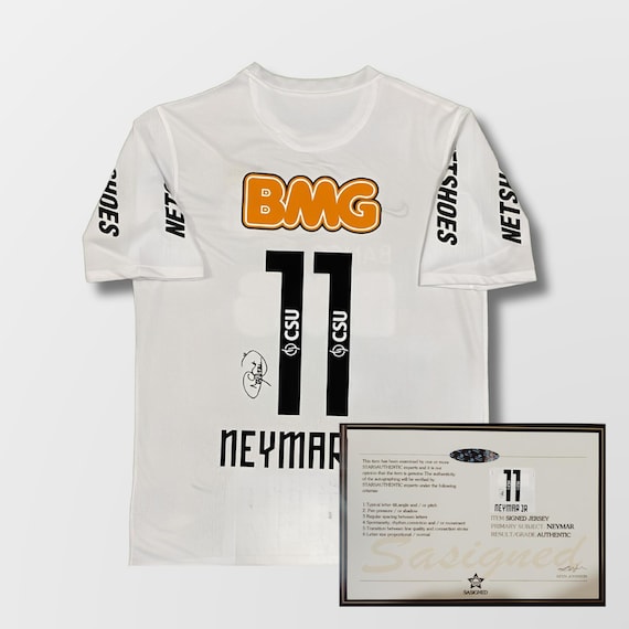 Neymar Jr Santos 2012/13 Signed Shirt + Certificate (see