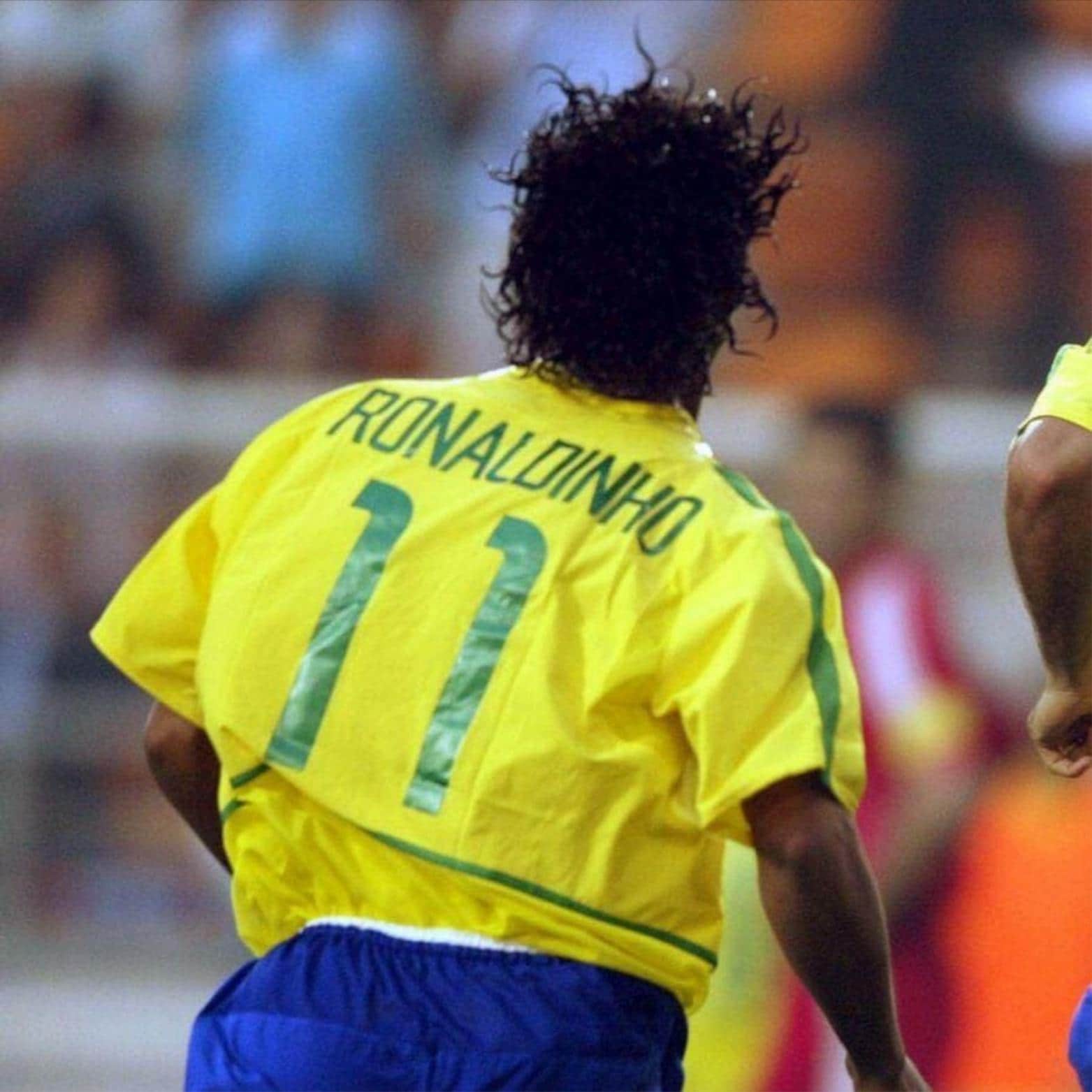 Ronaldinho Brazil 2002 World Cup Signed Shirt + Certificate (see