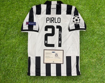 Andres Pirlo SIGNED Juventus 14/15 Home Jersey/shirt - COA - 2015