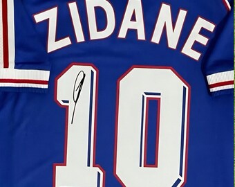 Zinedine Zidane France 1998 World Cup Signed Shirt + Certificate