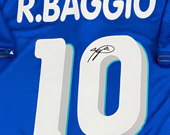 Roberto Baggio Italy 1994 World Cup Signed Shirt + Certificate