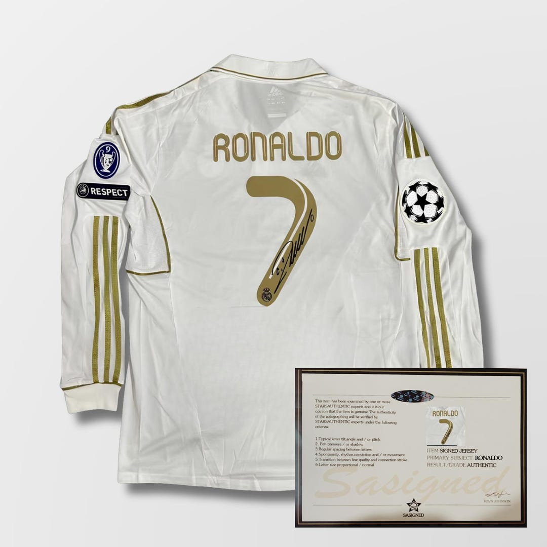 Cristiano Ronaldo Real Madrid 2011/12 Signed Shirt + Certificate