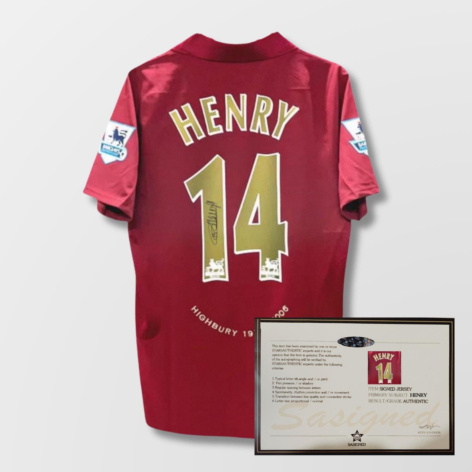 Henry vintage arsenal jersey - Etsy 日本