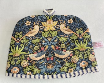 Tea cosy William Morris Strawberry Thief 2 cup tea pot