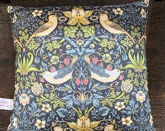 William Morris Strawberry Thief 12inch cushion