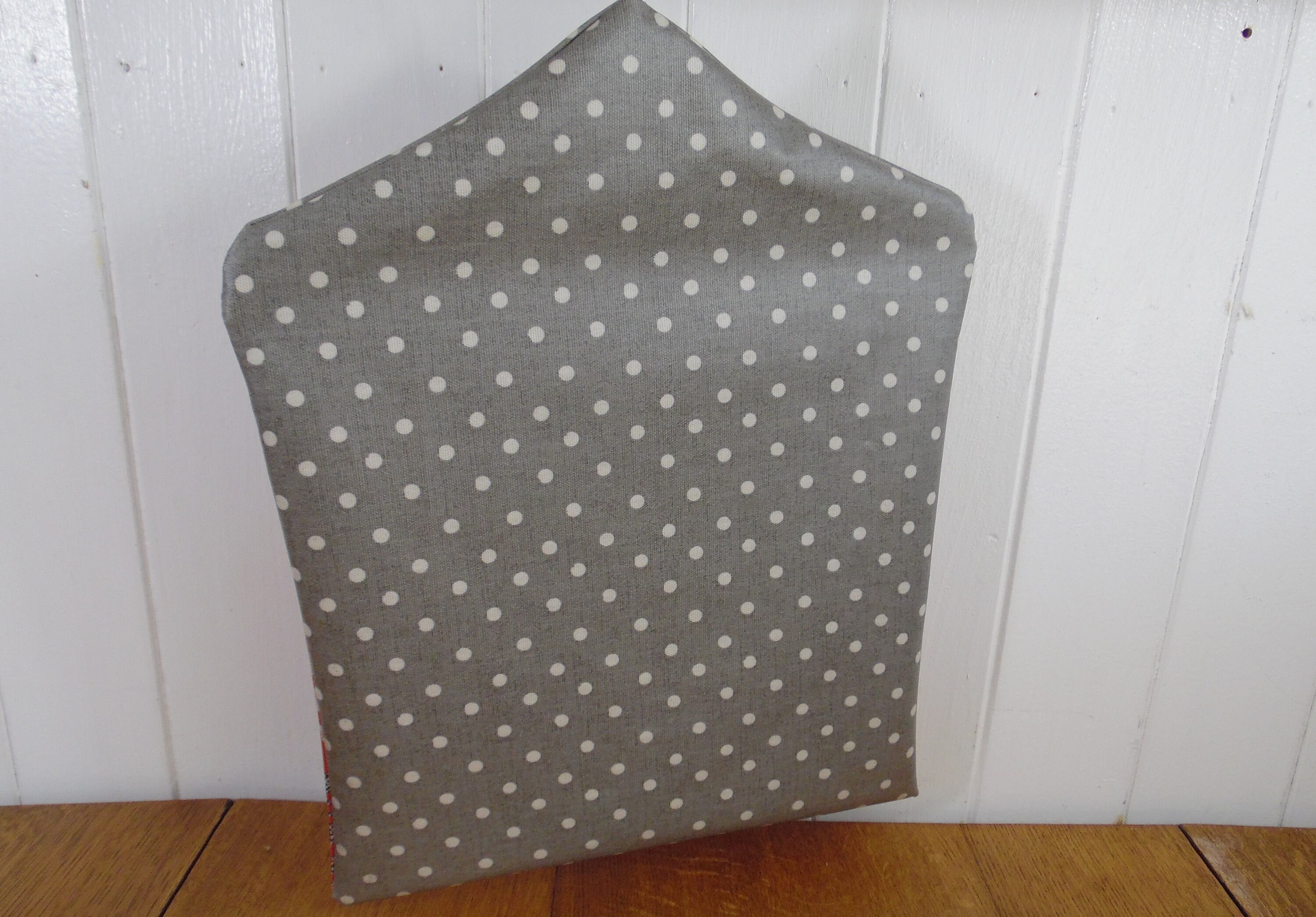 Welsh Blanket Print oilcloth type fabric peg bag red with grey Etsy