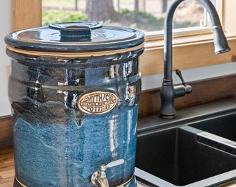 Stoneware Water Filtration Crock - "Caspian"