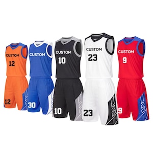 Custom Basketball Uniform Set: Personalized Team Jerseys & Shorts