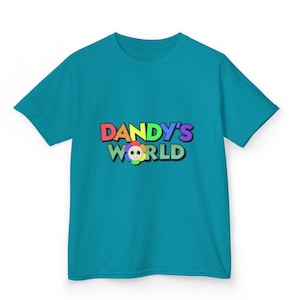 Dandy’s World Roblox T-Shirt for Kids – Gamer Graphic Tee for Boys & Girls | Cool Roblox Style Shirt | Youth Sizes