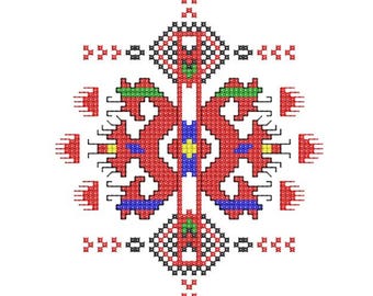 Broderie machine, point de croix, broderie traditionnelle