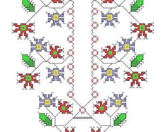 Point de croix, Broderie machine, Broderie bulgare, Shevitsa
