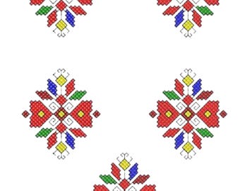 Broderie machine, point de croix, broderie traditionnelle