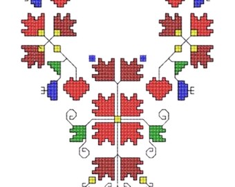 Bulgarian Embroidery Machine French Stitch Cross Stitch Folk Items