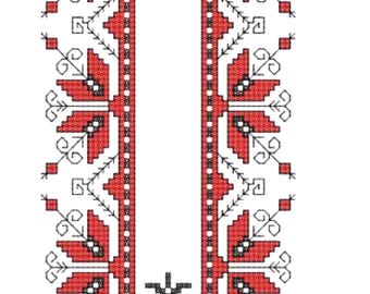 Broderie folklorique bulgare à la machine