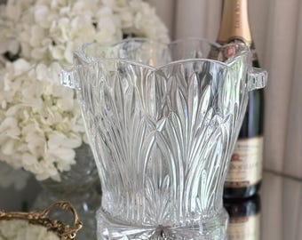 Vintage Lead Crystal Champagne Bucket