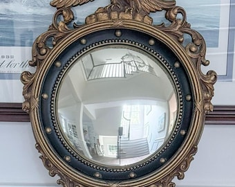 Vintage Federal Eagle Convex Mirror