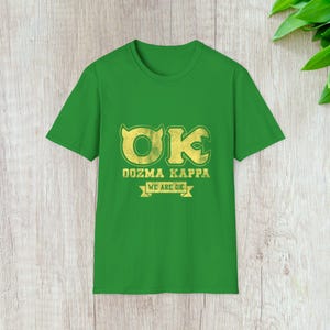 OK Oozma Kappa Unisex T-Shirt, Monsters University Shirt, Halloween Costume Cosplay, Fun Graphic Tee, Monster Inc Shirt, Disney Family Shirt