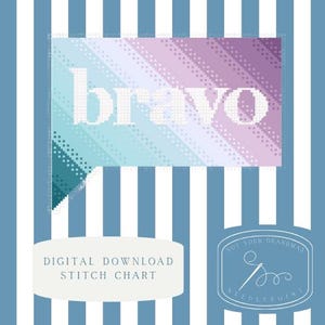 Digital Stitch Chart - Needlepoint Bravo - NDLPT
