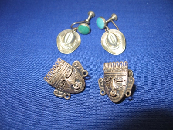 Silver earrings, 2 pair/Sale Price - image 7