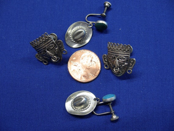 Silver earrings, 2 pair/Sale Price - image 5