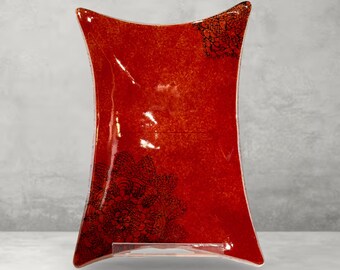 Red Mandala Catchall Dish