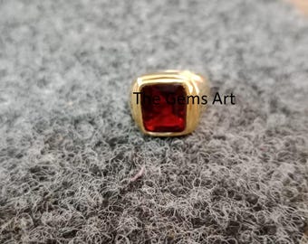 Genuine Ruby Stone Ring in 925 Sterling Silver | Certified Gemstone Jewelry for Him & Her