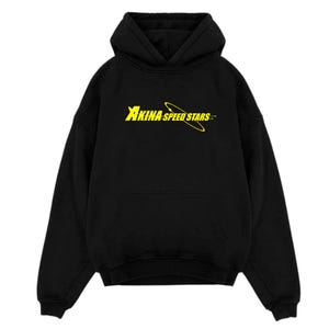 Initial D Akina Geschwindigkeit Sterne Hoodie Oversized Fit