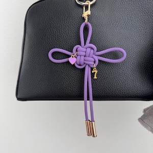 Kpop Lucky Knot Keychain | ARMY inspired | Small Size