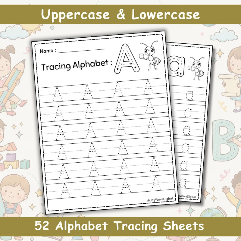 English Tracing Letter - Etsy