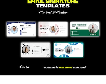 Canva Email Signature Template: Professional Design for Gmail & Outlook (PDF Guide Included)