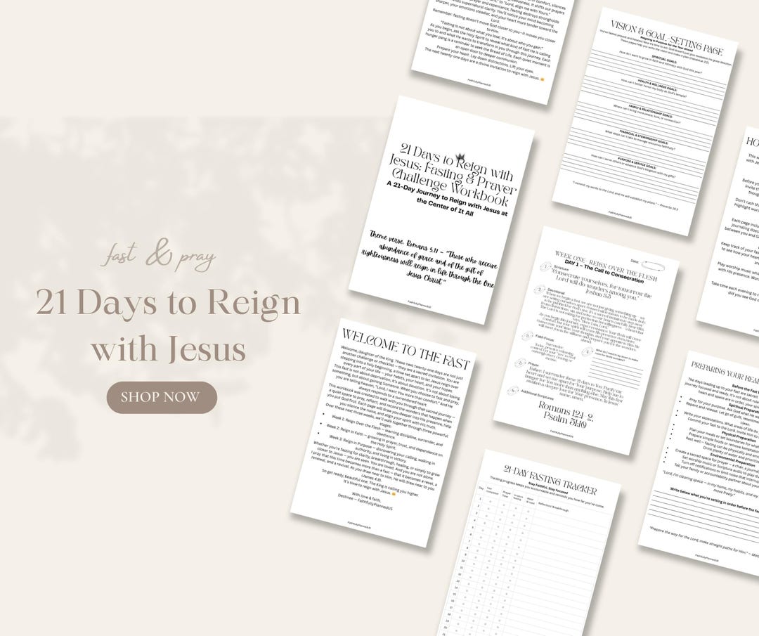 21 Days to Reign With Jesus | Christian Fasting & Prayer Challenge ...