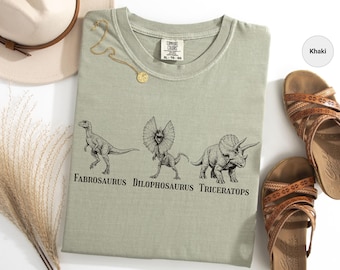 Subtle FDT Dinosaur Shirt, Anti Trump Feminist Shirt, Democrat Gift, Comfort Colors Dinosaur Tee, Dinosaur Lover Gift, FDT Shirt