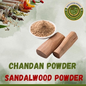Sandalwood Powder, A Grade Incense Powder for Incense or Face Mask, Santalum album powder, Natural Sandalwood Incense Powder by  BHT