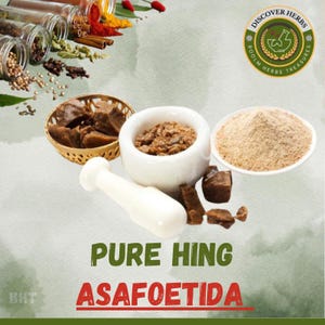 Pure Asafoetida, Strong Hing Spice, Desi hing, Natural Asafoetida for enrich flavor, Indian Hing herb for cuisine by  BHT