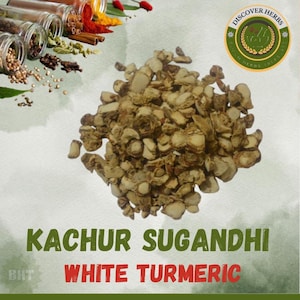 Polvo natural de Kachur Sugandhi, es decir, (raíces zedoarias, cúrcuma zedoari, cúrcuma blanca) de BHT