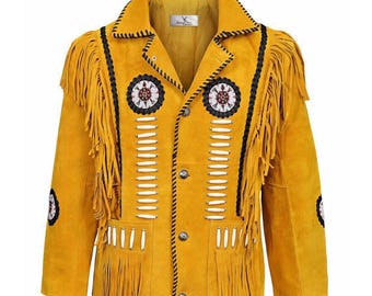 Handmade Distressed Leather Biker Jacket – Unisex Vintage Style