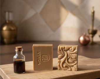 “Lumière d’Orient” Soap – Handmade soap with goat’s milk, honey, argan oil & black cumin – Nourishing and natural