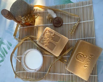 Rich "Milk and Honey" Soap - Handmade soap with goat's milk and honey - Gentle, moisturizing and natural, ideal for sensitive skin