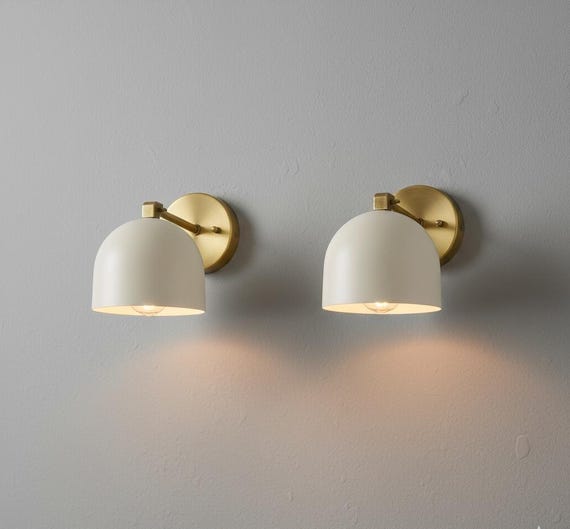 Sconce Light-Modern Wall Sconce-Brass Wall Light-Minimalist Sconce