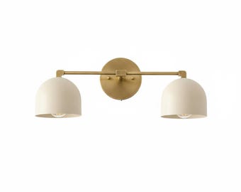 Vanity Light-Half Ball Shade-Light Fixture-Vanity Light  – Handmade Bathroom Wall Sconce – Kitchen, Hallway & Bedroom Lighting