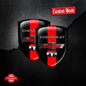 Chevrolet Shield Car Sticker – Waterproof Vinyl Decal Set (2 pcs) | Multiple Sizes for Car, Garage, or Wall Décor