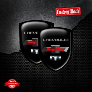 Chevrolet Shield Car Sticker – Waterproof Vinyl Decal Set (2 pcs) | Multiple Sizes for Car, Garage, or Wall Décor