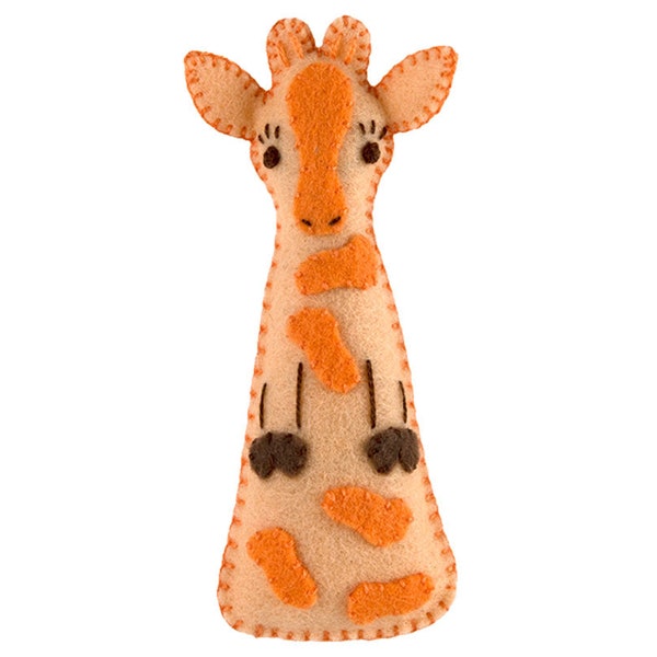 PDF Felt Ornament Pattern, Giraffe Pattern, Hand Sewing, Felt Craft, DIY Handmade Gift