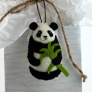 PDF Felt Ornament Pattern, Panda Pattern, Hand Sewing, Felt Craft, DIY Handmade Gift image 5