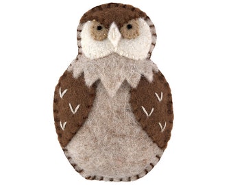 PDF Felt Ornament Pattern, Owl Pattern, Hand Sewing, Felt Craft, DIY Handmade Gift