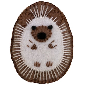 PDF Felt Ornament Pattern, Hedgehog Pattern, Hand Sewing, Felt Craft, DIY Handmade Gift